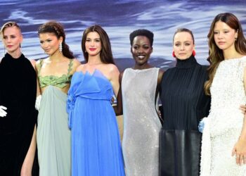 Oscar winners Anne Hathaway, Charlize Theron, Lupita Nyong'o are stunning at The Odyssey premiere
