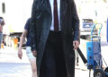 Paul Anthony Kelly unveiled a dramatic blond transformation while arriving on the American Horror Story Season 13 set in New York City.
