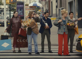 Megan Stalter, Hannah Einbinder, Mark Indelicato, Jean Smart, and Paul W. Downs on 'Hacks'Credit: Courtesy of HBO Max