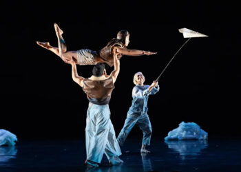 Four of the Pilobolus dancers collaborated on creating dance "Flight," which will be performed in Akron the final weekend of the Heinz Poll Summer Dance Festival.