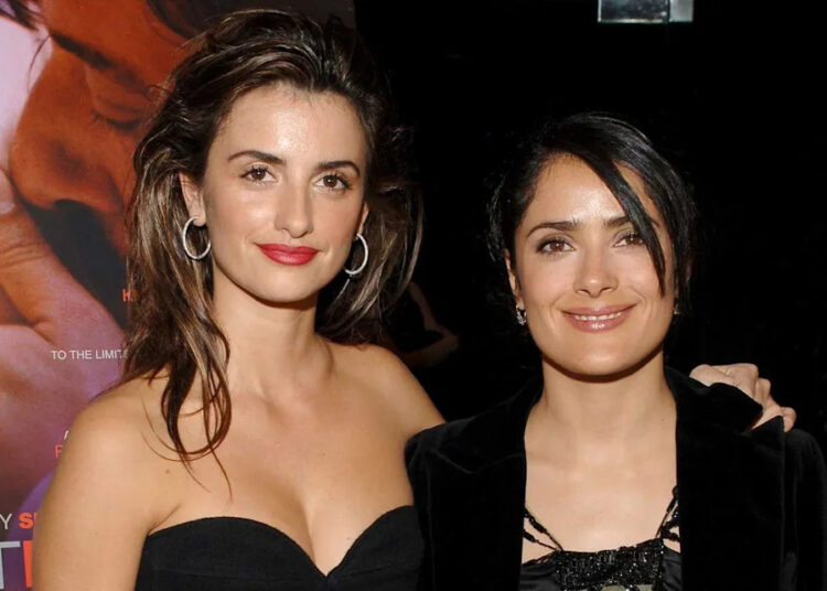 Penélope Cruz and Salma Hayek in 2005Credit: L. Cohen/WireImage