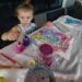 Kaley Cuoco’s daughter, Matilda, enjoying a painting sessionCredit: kaleycuoco/Instagram