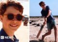 Prince George enjoys coastal fun in new video as he becomes a teenager - BBC
