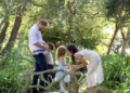 Prince Harry and Meghan, the Duke and Duchess of Sussex, with their children Prince Archie and Princess Lilibet, pictured for their 2025 Christmas card.