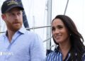 Prince Harry and Meghan, head and shoulders, on a picture from Australia in April 2026