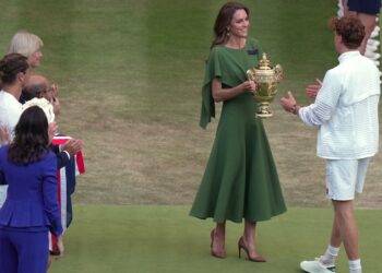 Prince William and wife Kate share a moment with Jannik Sinner after his Wimbledon victory