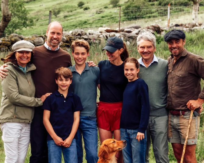 Princess Charlotte showcased one of her most grown-up looks yet as she joined her family after Kate Middleton completed the National Three Peaks Challenge.