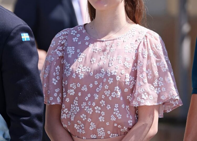 Princess Estelle joined her family at Solliden Palace after returning from her month-long educational stay in the United States.