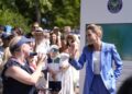 Princess Kate returns to Wimbledon, greets tennis fans lining up in the Queue