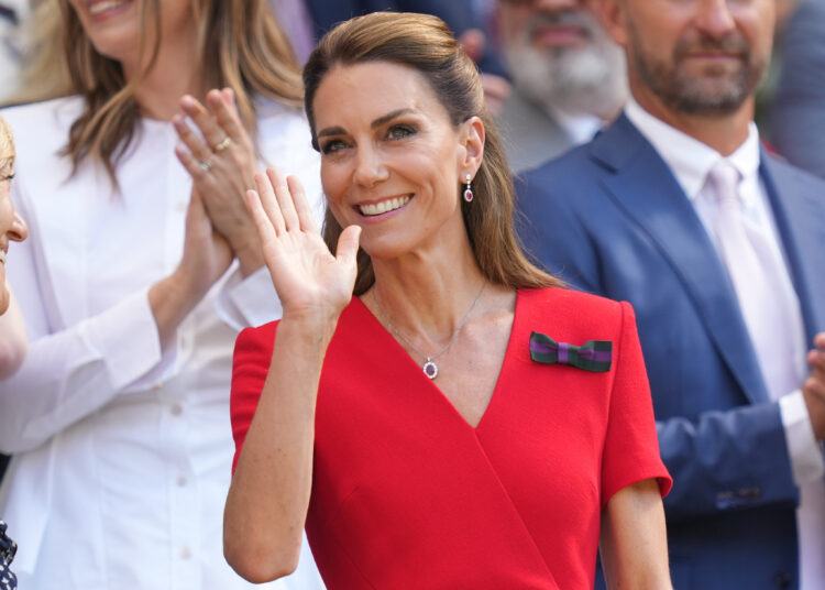 Princess Kate watches Wimbledon women's final in Royal Box with Jodie Foster and Olympian Eileen Gu