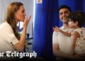 Princess of Wales blows kiss to children’s hospital patient