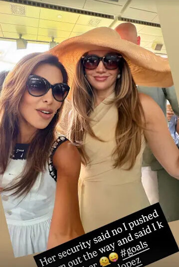 Real Housewives Star Pushes Jennifer Lopez Security Aside for Photo: ‘Goals’