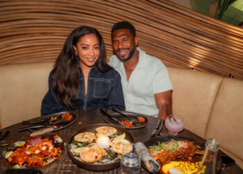 Tiffany Pennywell-Brown and Brett Brown