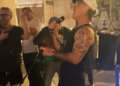 Robbie Williams surprises fans as he’s spotted busking in the streets of Spain