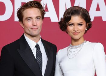 Robert Pattinson and Zendaya at the Paris premiere of ‘The Drama’ on March 24Credit: Marc Piasecki/WireImage