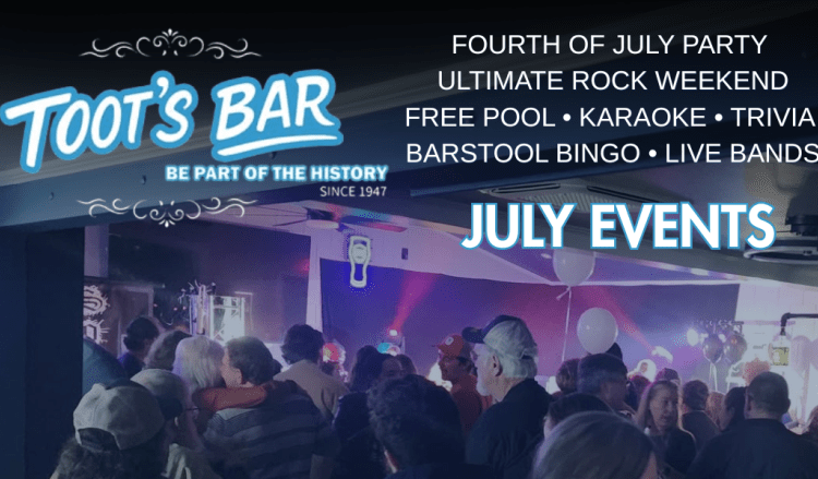 Rock The Summer At Toot's Bar With Live Music, Karaoke And Southern Maryland's Biggest Party Weekends