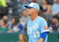 Kansas City Royals manager Matt Quatraro (33)Denny Medley-Imagn Images