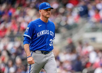 Kansas City Royals manager Matt Quatraro (33) Dale Zanine-Imagn Images