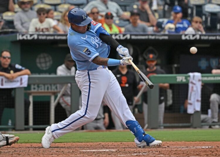 Royals' Salvador Perez hits 317th homer, ties George Brett's club mark - Field Level Media - Professional sports content solutions