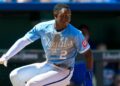 Royals utility man's unorthodox role perfectly sums up embarrassing state of pitching staff