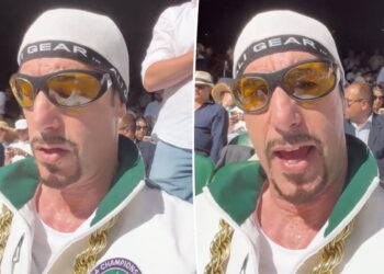 Sacha Baron Cohen shows up at Wimbledon dressed as iconic character Ali G