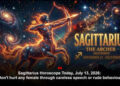 Sagittarius Horoscope Today, July 13, 2026: Don't hurt any female through careless speech or rude behaviour