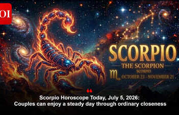 Scorpio Horoscope Today, July 5, 2026: Couples can enjoy a steady day through ordinary closeness