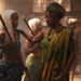 Thuso Mbedu plays Zélie and Viola Davis plays Mama Agba in Children of Blood and Bone from Paramount Pictures.Credit: Lephatse Motshana/Paramount Pictures