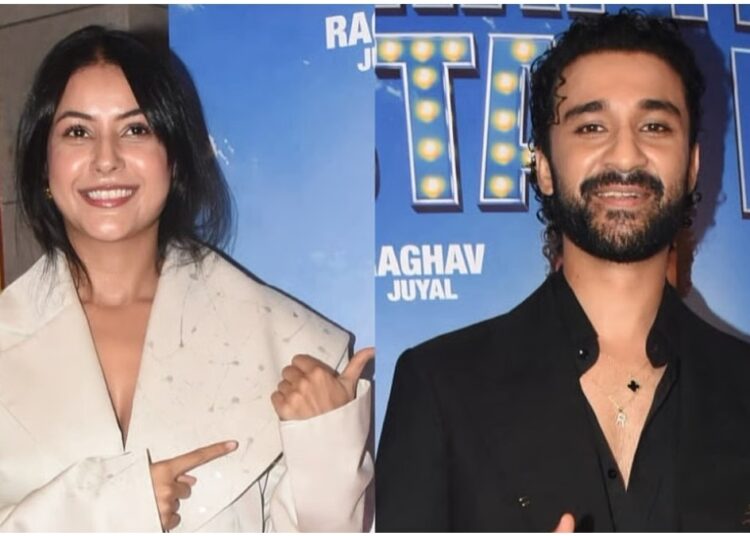 Shehnaaz Gill (L) rejects Raghav Juyal (R) dating rumours.
