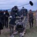 Matt Damon and Zendaya filming