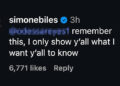 Simone Biles is Not Here For Your Questions About Why She Went to Taylor Swift & Travis Kelce's Wedding