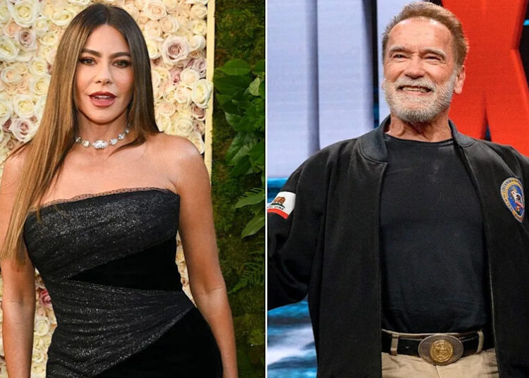 Sofia Vergara and Arnold Schwarzenegger