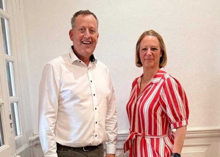 Graham and Emma Bramley, directors of Bramley Aerospace