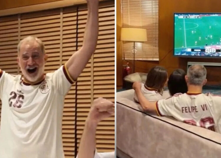 Spanish royal family celebrates as Spain reaches World Cup final