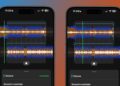 Two smartphones with the Spotify Mixed Playlist interface