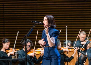 St Vincent and New York Philharmonic at David Geffen Hall in the LIncoln Centre
