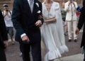 Gregorio Marsiaj and Eva Herzigová on their wedding day in Turin, Italy, on July 11, 2026Credit: Stefano Guidi/GC Images