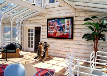 sylvester stallone's living room