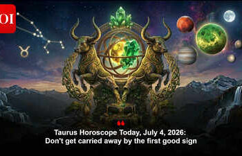 Taurus Horoscope Today, July 4, 2026: Don't get carried away by the first good sign