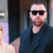 (L-R) Taylor Swift and Travis Kelce.