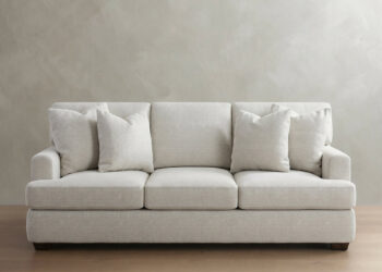 Wayfair Custom Upholstery&trade; Emilio 90" Recessed Arm Sofa With Reversible Cushions &amp; Reviews | Wayfair