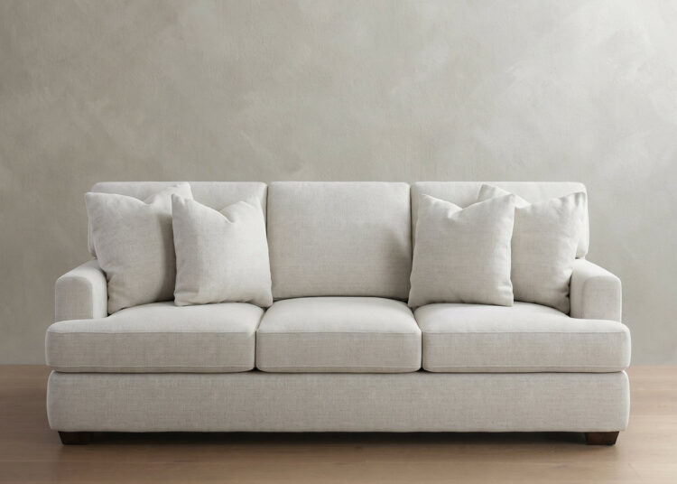 Wayfair Custom Upholstery™ Emilio 90" Recessed Arm Sofa With Reversible Cushions & Reviews | Wayfair