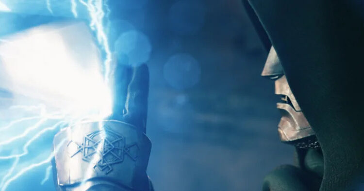 Robert Downey Jr. as Doctor Doom in Avengers: Doomsday.