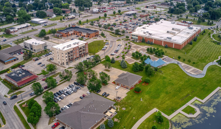 An aerial view of Altoona, Iowa