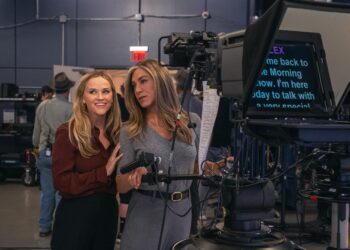A still photo from the TV series The Morning Show.