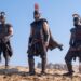 Matt Damon as Odysseus and Himesh Patel as Eurloychus in The OdysseyCredit: Melinda Sue Gordon/Universal Pictures
