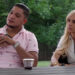 Marissa and Edward sitting at a table.