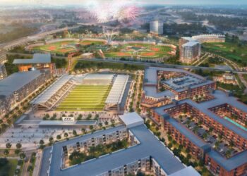 This DFW city is building a $2.5 billion entertainment hub — featuring a pro soccer stadium, rooftop concerts, and a sprawling sports complex