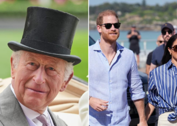 Threats force Prince Harry to leave Meghan and his children behind as he heads to the UK