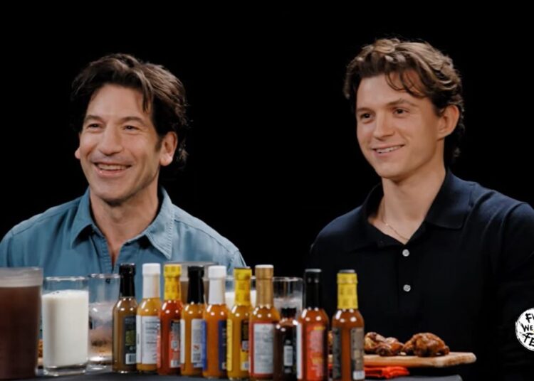 Tom Holland explains why his friendship with Jon Bernthal is so important to him on Hot Ones